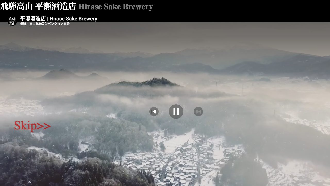 平瀬酒造店公式サイトのスクリーンショット