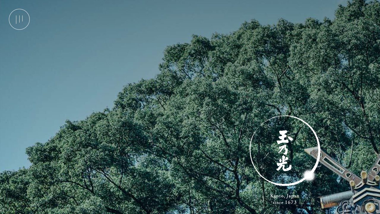 玉乃光酒造公式サイトのスクリーンショット