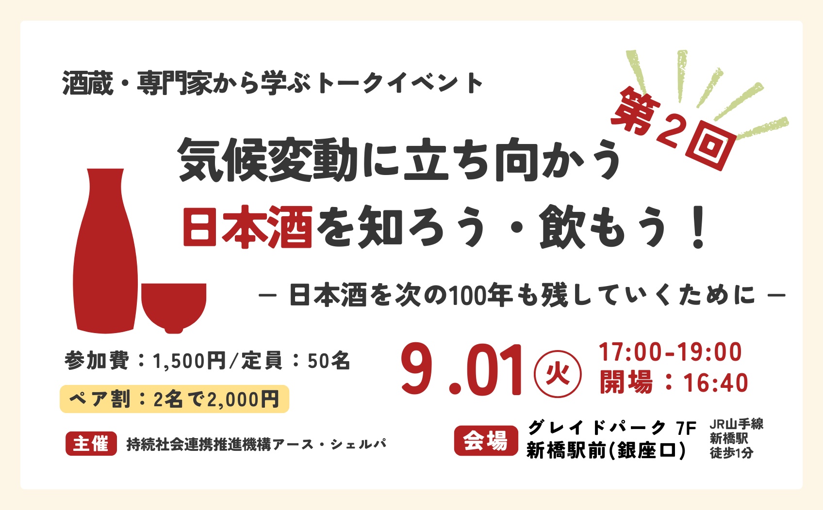 日本酒造り×気候変動アクション #2